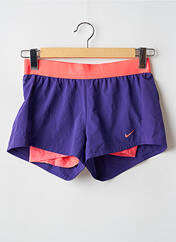 Short violet NIKE pour femme seconde vue