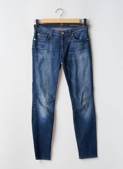 Jeans skinny taille normale taille normale bleu 7 FOR ALL MANKIND femme