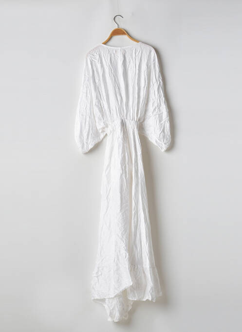 Robe longue manches longues manches longues blanc BY AQUABOHEM X MONTAINE LEB femme