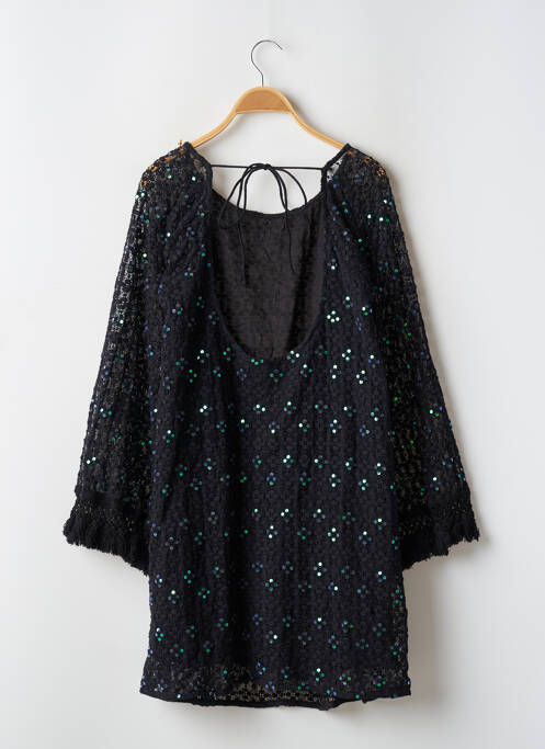 Robe courte manches longues manches longues noir SUNDRESS femme
