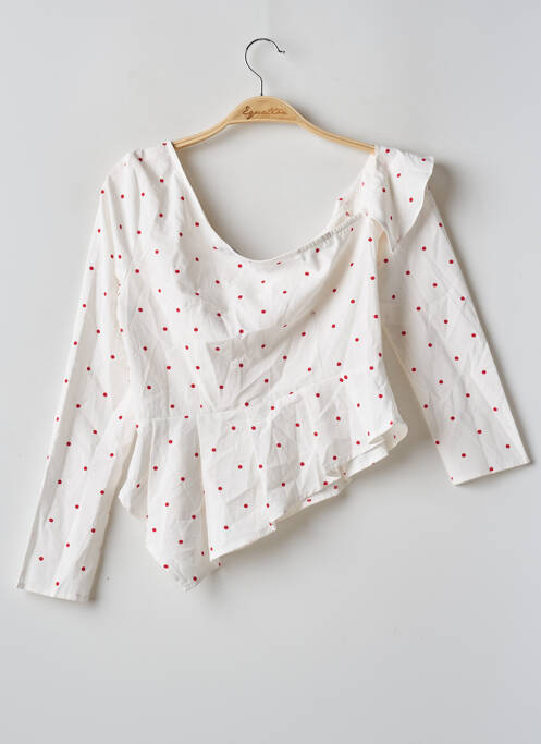 Blouse blanc NASTY GAL femme