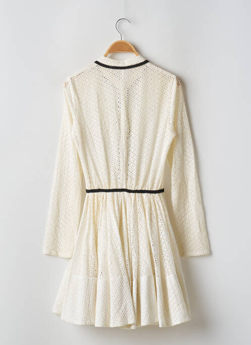 Robe courte beige MAJE femme