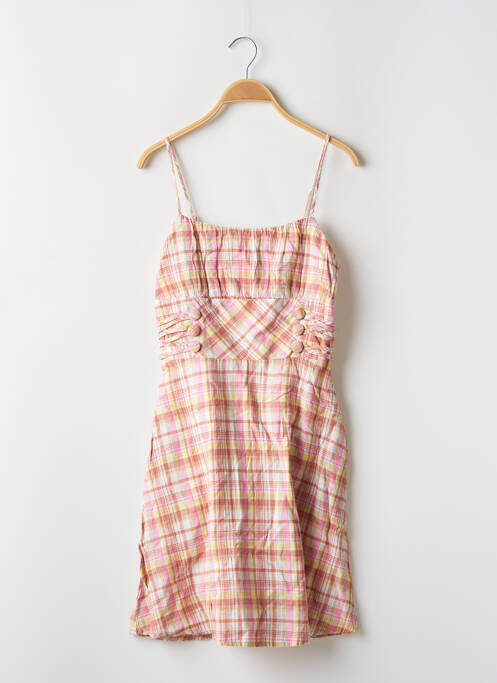 Robe courte orange BIANZA pour femme