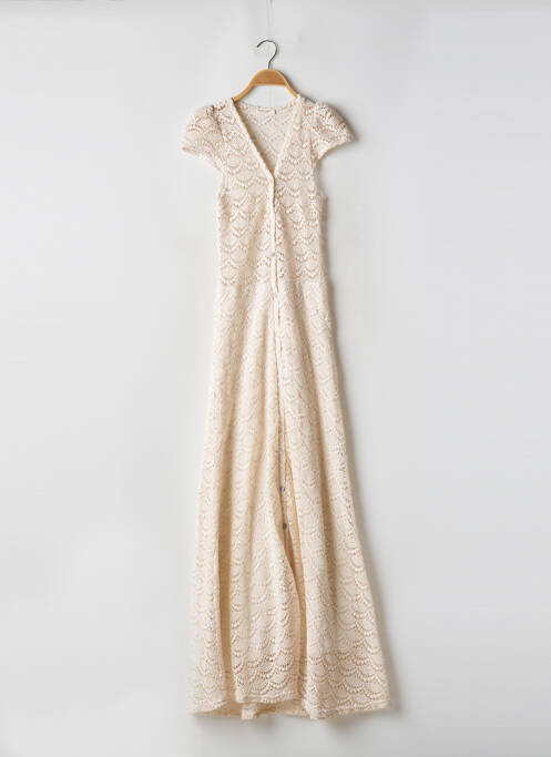 Robe longue beige PARISIENNE ET ALORS pour femme