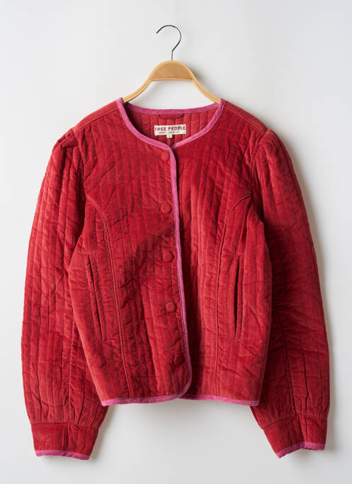 Veste casual rouge FREE PEOPLE pour femme