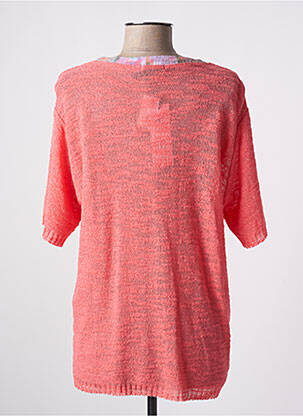 Top stretch manches courtes rose QUATTRO femme
