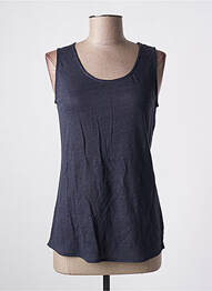 Top stretch sans manche bleu QUATTRO femme