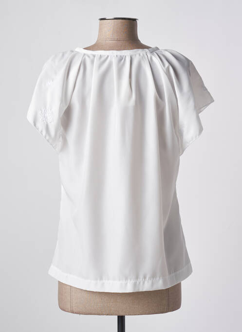 Top blanc QUATTRO pour femme