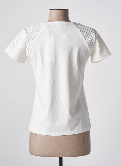 Top blanc QUATTRO pour femme