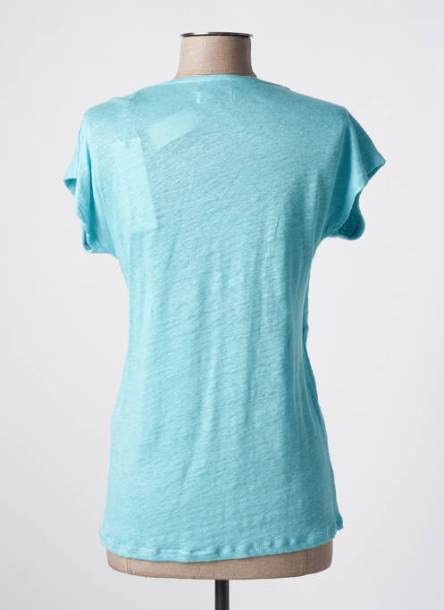 Top bleu QUATTRO pour femme
