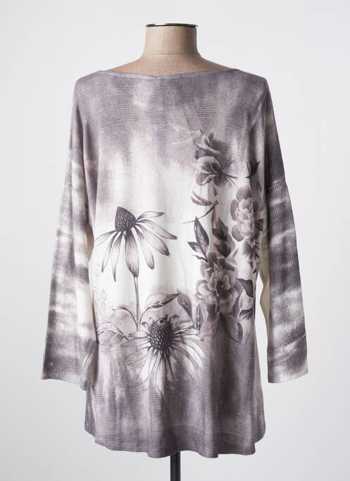 Top gris QUATTRO pour femme