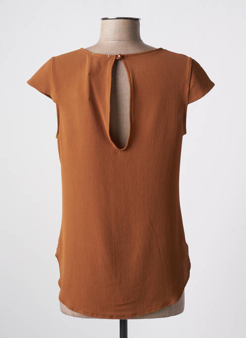 Top marron QUATTRO pour femme