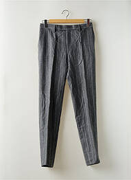 Pantalon slim tissage chiné taille normale gris HUGO BOSS homme