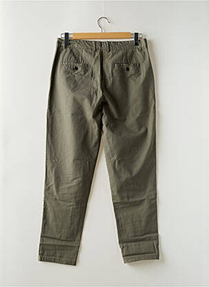 Pantalon chino tissage popeline taille normale vert LES DEUX COPENHAGUE homme