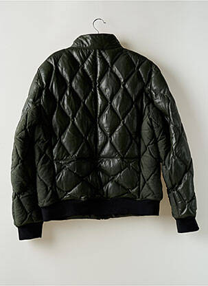 Veste en cuir poches vert HUGO BOSS homme