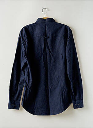 Chemise manches longues manches longues bleu DE FURSAC homme