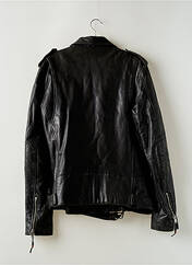 Veste en cuir noir BLK DNM pour homme seconde vue
