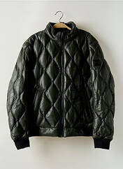 Veste en cuir vert HUGO BOSS pour homme seconde vue