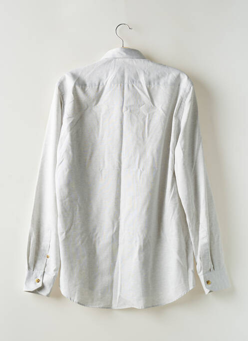 Chemise manches longues gris LE CHEMISEUR pour homme