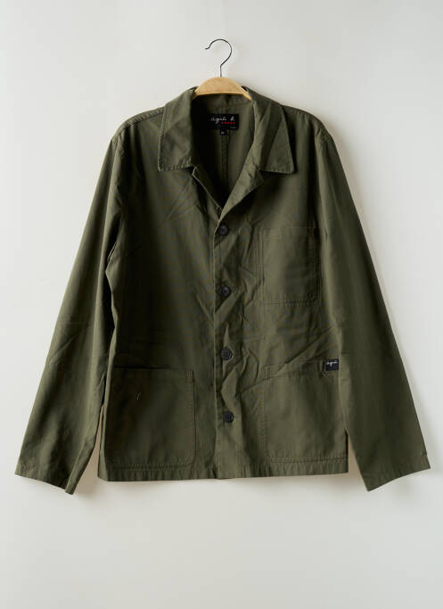 Veste casual vert AGNES B pour homme