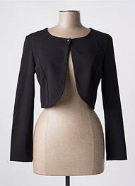 Boléro col rond noir QUATTRO femme
