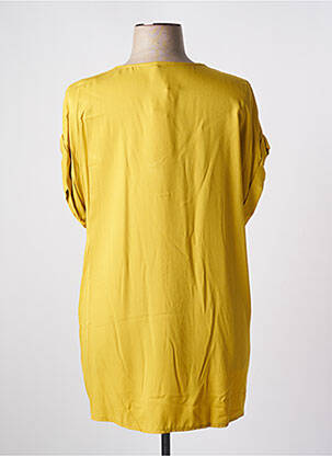 Blouse manches courtes manches courtes jaune QUATTRO femme