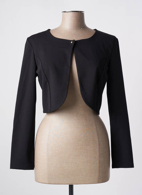 Boléro col rond noir QUATTRO femme