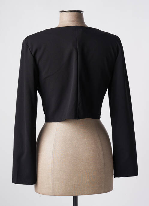 Boléro col rond noir QUATTRO femme