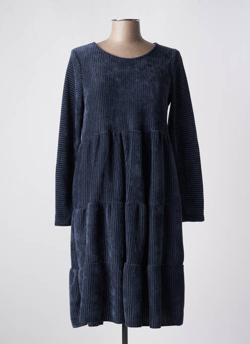 Robe mi-longue bleu QUATTRO pour femme