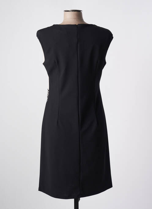 Robe mi-longue noir QUATTRO pour femme
