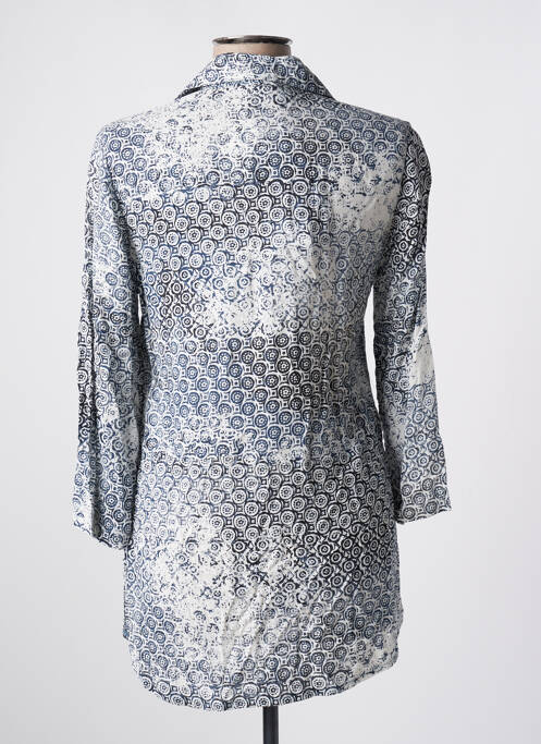 Tunique manches longues bleu QUATTRO pour femme