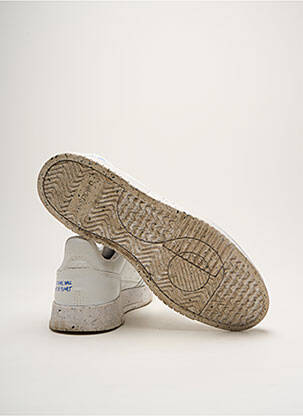 Baskets semelle amovible bout rond blanc ADIDAS homme