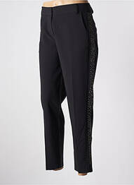 Pantalon droit stretch taille normale noir QUATTRO femme