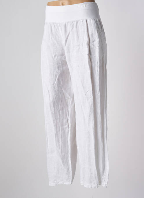 Pantalon large blanc QUATTRO pour femme