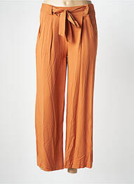 Pantalon 7/8 taille haute taille haute orange QUATTRO femme