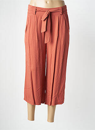 Pantacourt taille haute taille haute orange QUATTRO femme