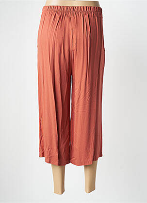 Pantacourt taille haute taille haute orange QUATTRO femme