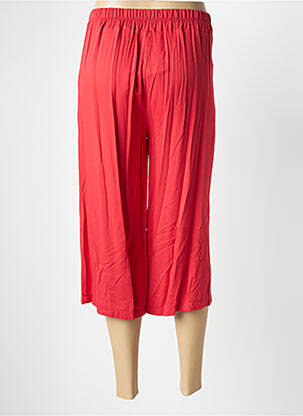 Pantacourt taille haute taille haute rouge QUATTRO femme