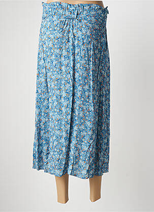 Jupe longue coupe évasée bleu QUATTRO femme