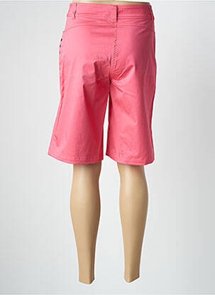 Bermuda tissage popeline taille normale rose QUATTRO femme