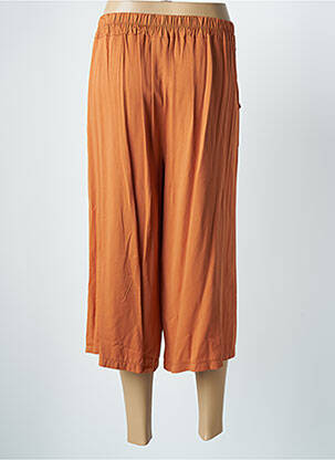Pantacourt taille élastique taille normale orange QUATTRO femme