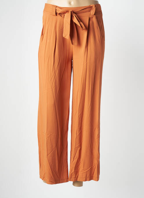Pantalon 7/8 taille haute taille haute orange QUATTRO femme