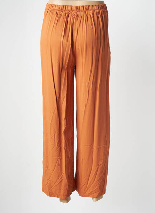 Pantalon 7/8 taille haute taille haute orange QUATTRO femme