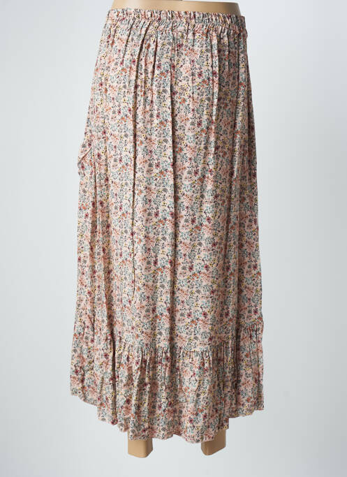 Jupe longue rose QUATTRO pour femme