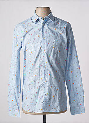 Chemise manches longues manches longues bleu OLIVIER STRELLI homme