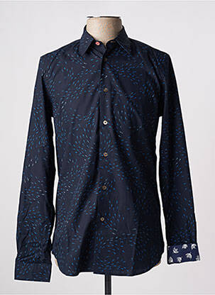 Chemise manches longues manches longues bleu PAUL SMITH homme