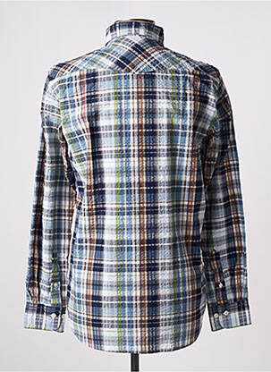 Chemise manches longues manches longues bleu HARTFORD homme