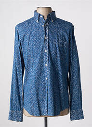 Chemise manches longues imprimé fantaisie bleu HARTFORD homme