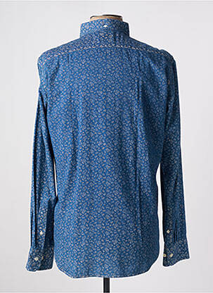 Chemise manches longues manches longues bleu HARTFORD homme