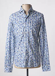 Chemise manches longues imprimé fantaisie bleu ORIAN homme